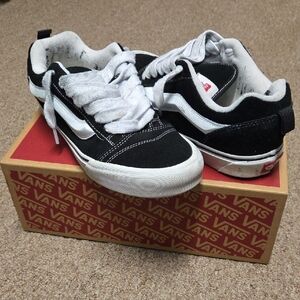 Vans Black and White Skate Sneakers